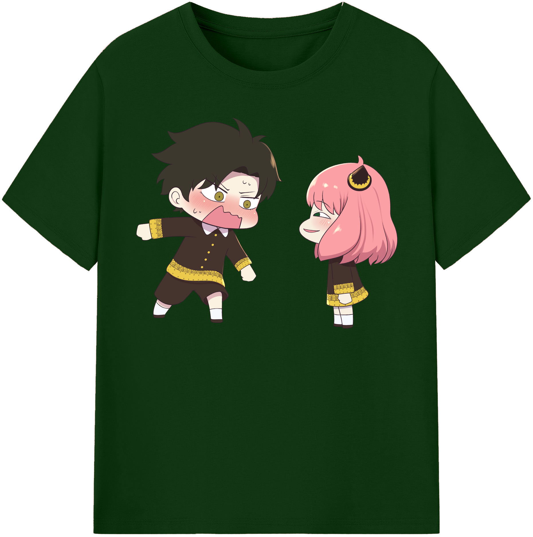 （画像用） SPY×FAMILY间谍家家酒 綿100％半袖Tシャツ（フロントプリント）